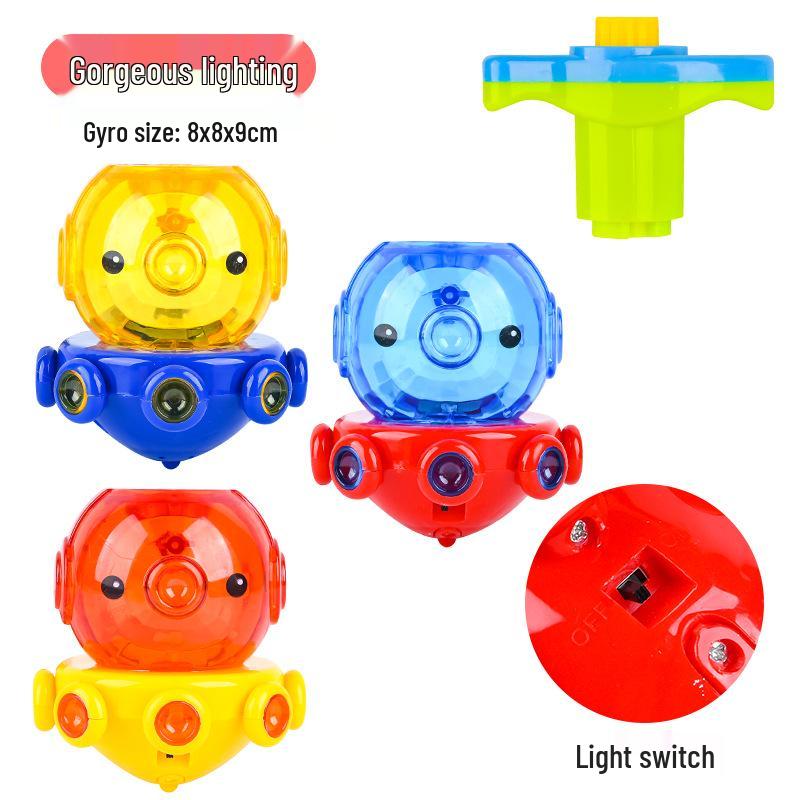 Children's Light-Up Musical Rotating Top Toy for Boys and Girls