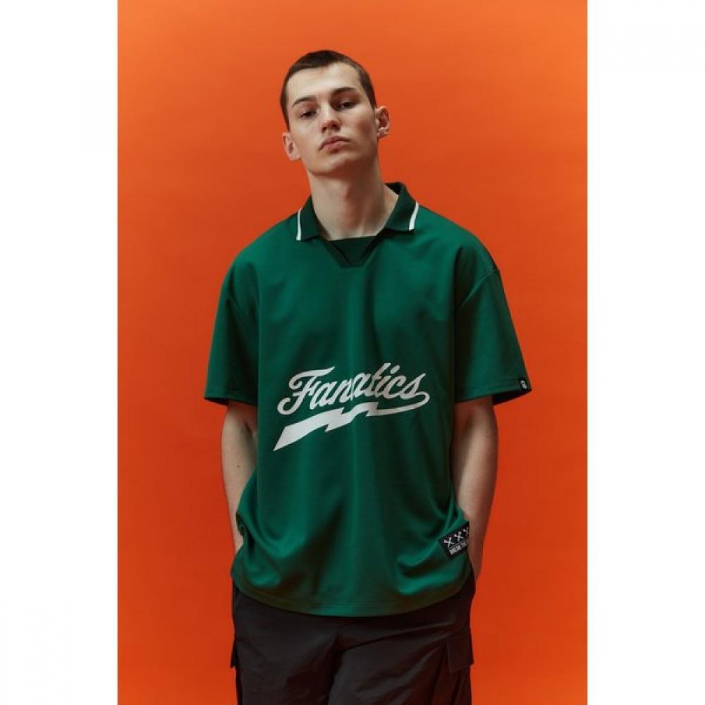 Fanatic Football Polo Shirt  Green  Jub Ps346gn1 M