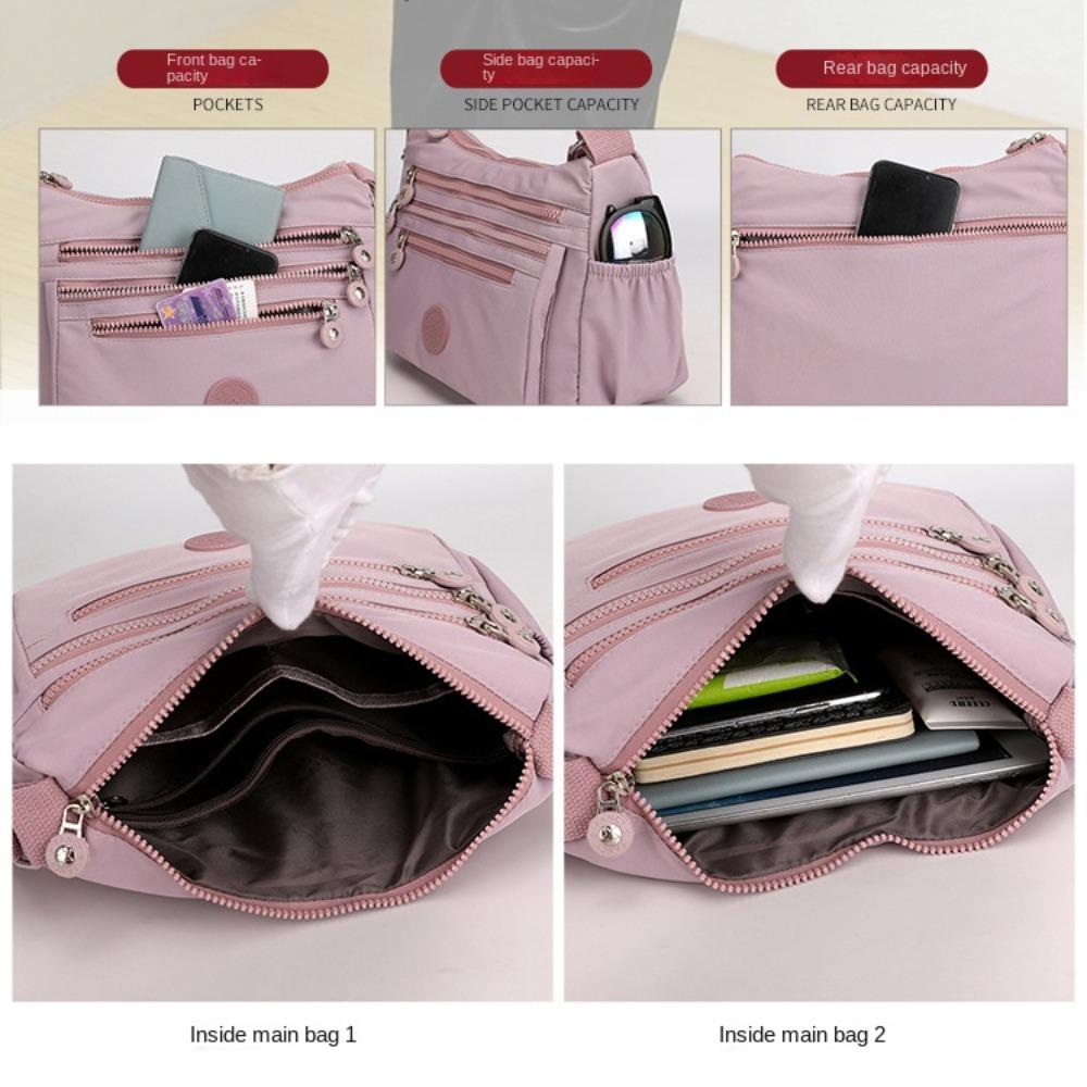 Large Capacity Mommy Bag Multilayered Large Capacity Crossbody Bag Female/Girls