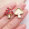 Mushroom House Oil Drop Pendant: 20 Styles for DIY Necklaces, Bracelets, Keychains & Jewelry Accessories