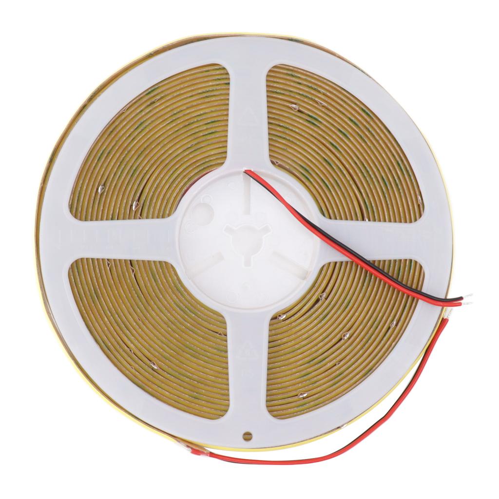 COB LED Strip Light High Brightness Adhesive Flexible Double Row DIY Lamp Strip for Cabinet Car