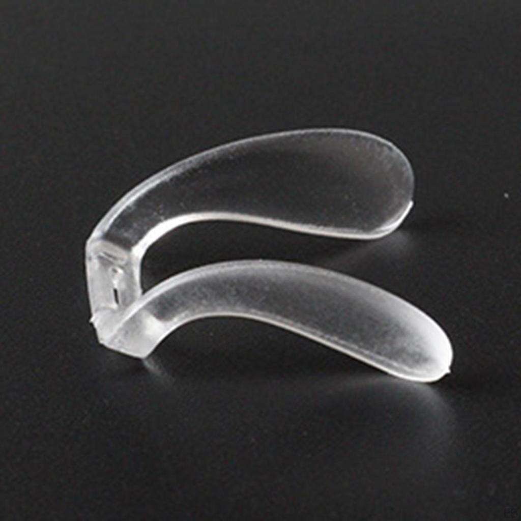 2 Pieces Eyeglasses Nose Pads, Replacement, Easy To Use, Transparent Support Practical Nosepads