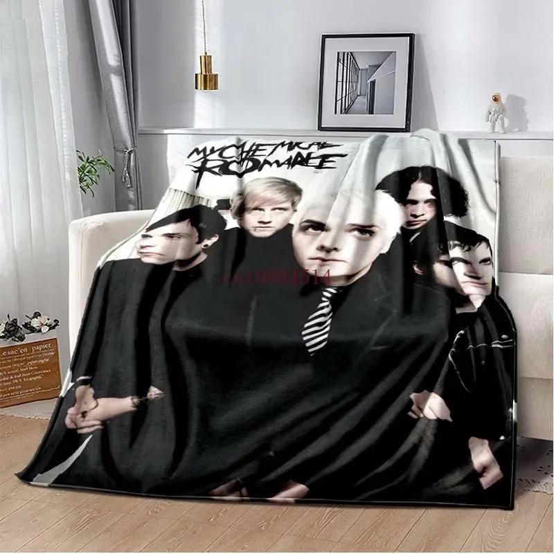 My C-Chemical R-Romance Band Printed Blankets,Kid's Baby Throw Blanket,for Bedroom Living Room Sofa Bed Car, Brithday Gift