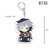 Demon Slayer Kimetsu No Yaiba Infinity Castle Acrylic Key Ring Iguro Obanai Tokitou Muichirou Action Model Figure Toys Premium Quality