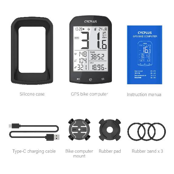 

CYCPLUS M1 Bike Accessories GPS Bicycle Computer Cycling Speedometer BLE 5.0 ANT+ Cycle Ciclismo Kilometer Counter for Bicycle Bicycle computer M1