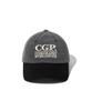 CGP Square Logo Washed Color Block Ball Cap_Charcoal