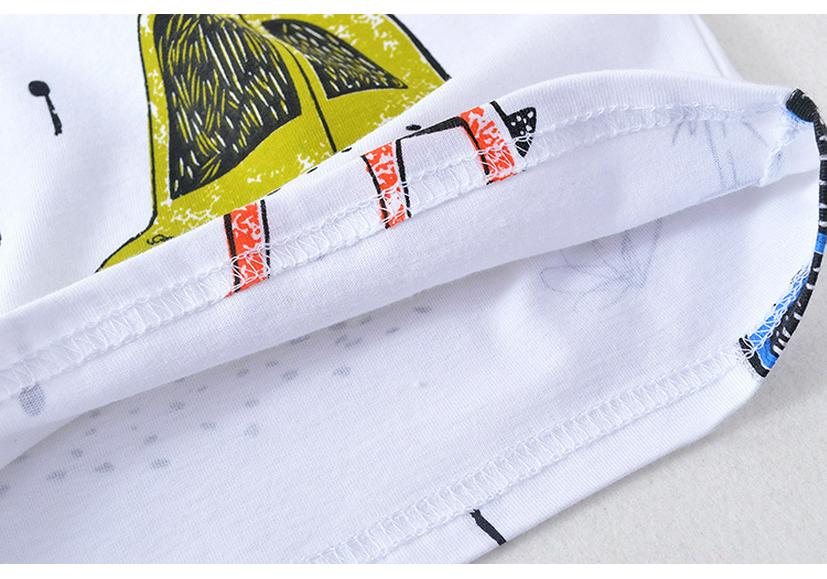 Spring/Summer Cotton Short-Sleeve Kids T-shirt for Boys & Girls