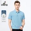 FORTEI Men's Silk-Blend Pique Polo Shirt