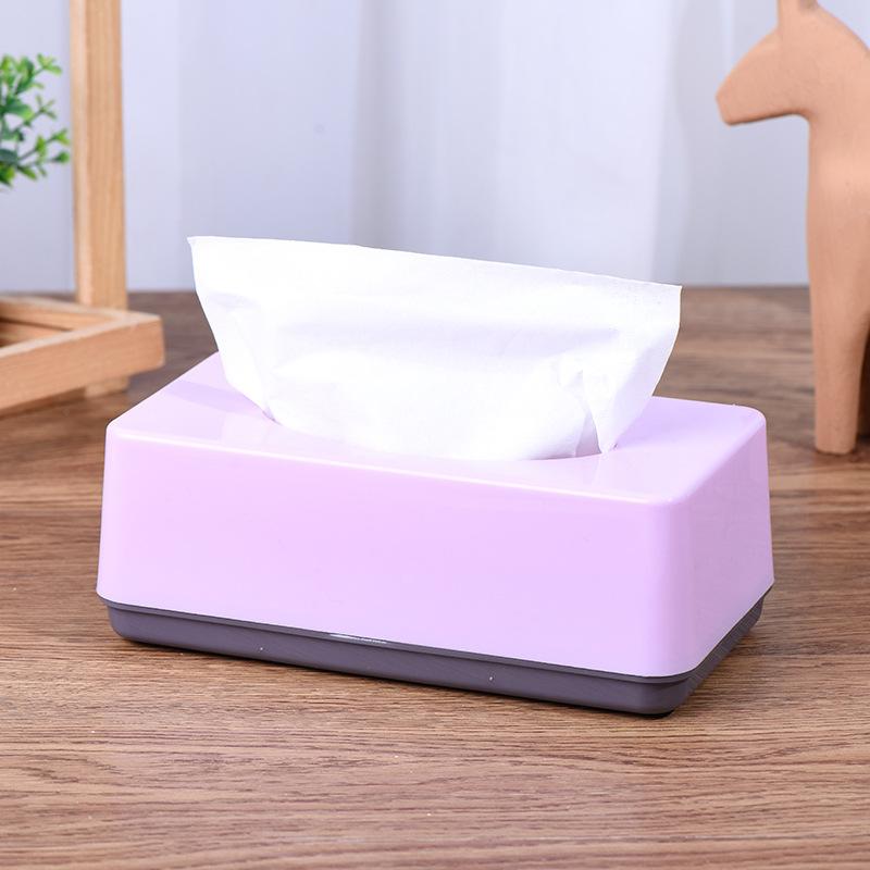 Creative Building Blocks with Spring Tissue Box Wall-mounted Perforation-free Paper Holder Bathroom Face Towel Box Organizer
