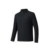 Comfortable Simple Solid Color Thin Stand Collar Zipper Sports Windbreaker Men Outerwear Basic-Black 152520618-5