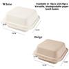 Disposable Lunchbox Bento Food Containers Baking Dessert Microwavable Burger Snack Boxes Cake Bowl Picnic Camping 10PCS