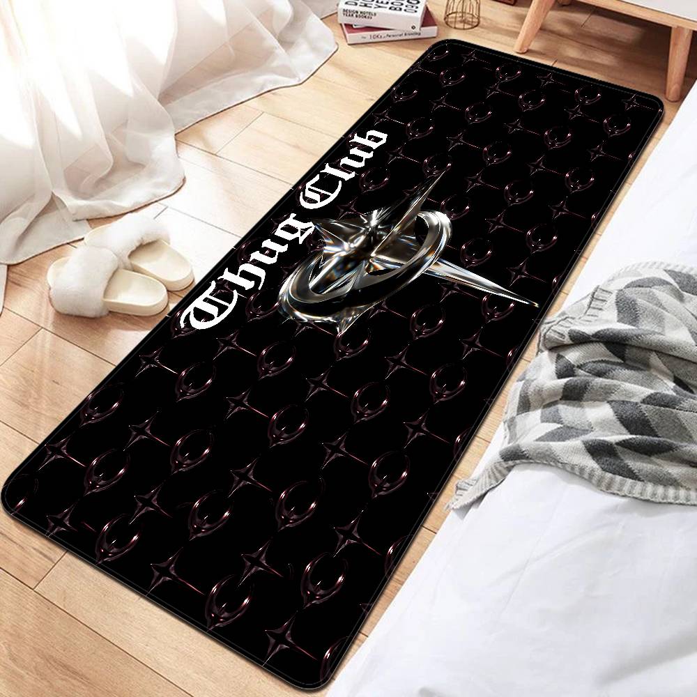 Thug Club Brand Logo Room Mats Cheaper Anti-slip Modern Living Room Balcony Printed Welcome Rug