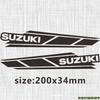 AAGJ1 Decalcomania in Vinile Adesivo Logo Suzuki Adesivi Moto Kit Riflettente per Casco
