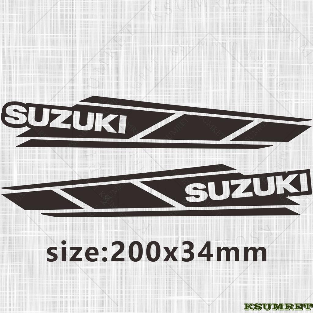AAGJ1 Decalcomania in Vinile Adesivo Logo Suzuki Adesivi Moto Kit Riflettente per Casco