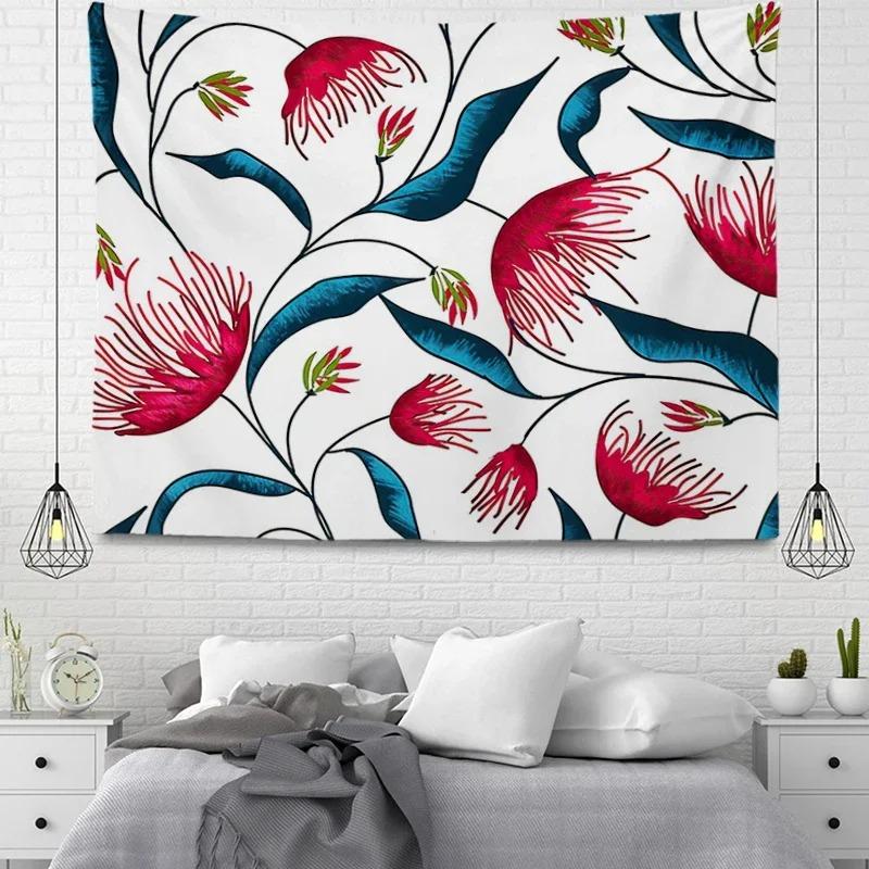 Simple Pattern Plant Decorative Tapestry Home Wall Living Room Office Decorative Tapestry
