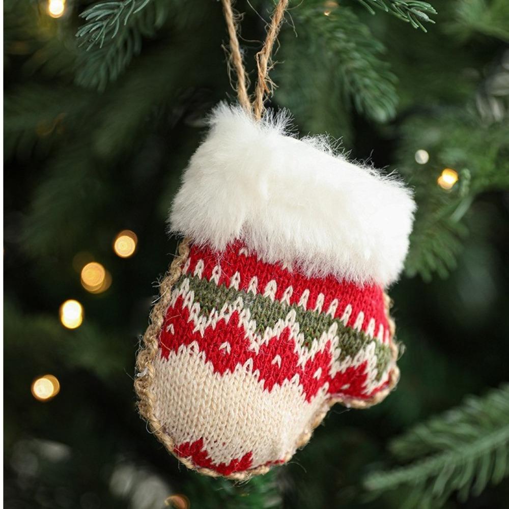 Hangging Christmas Tree Ornament Boots and Hat Designs Christmas Caps Pendant  Photographic Props