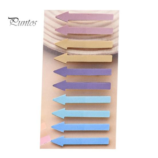File Marking Tags Arrow Index Tab Stickers, Translucent PET Page Markers, Journaling Supplies Colorful Sticky Flags for Organizing Book And Self Stick