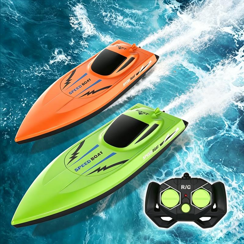 NEW2.4G Remote Control Speed Boat for adult– Fast Electric RC Boat Toy with Dual Motor, Waterproof Model for Pool OutdoorPlay