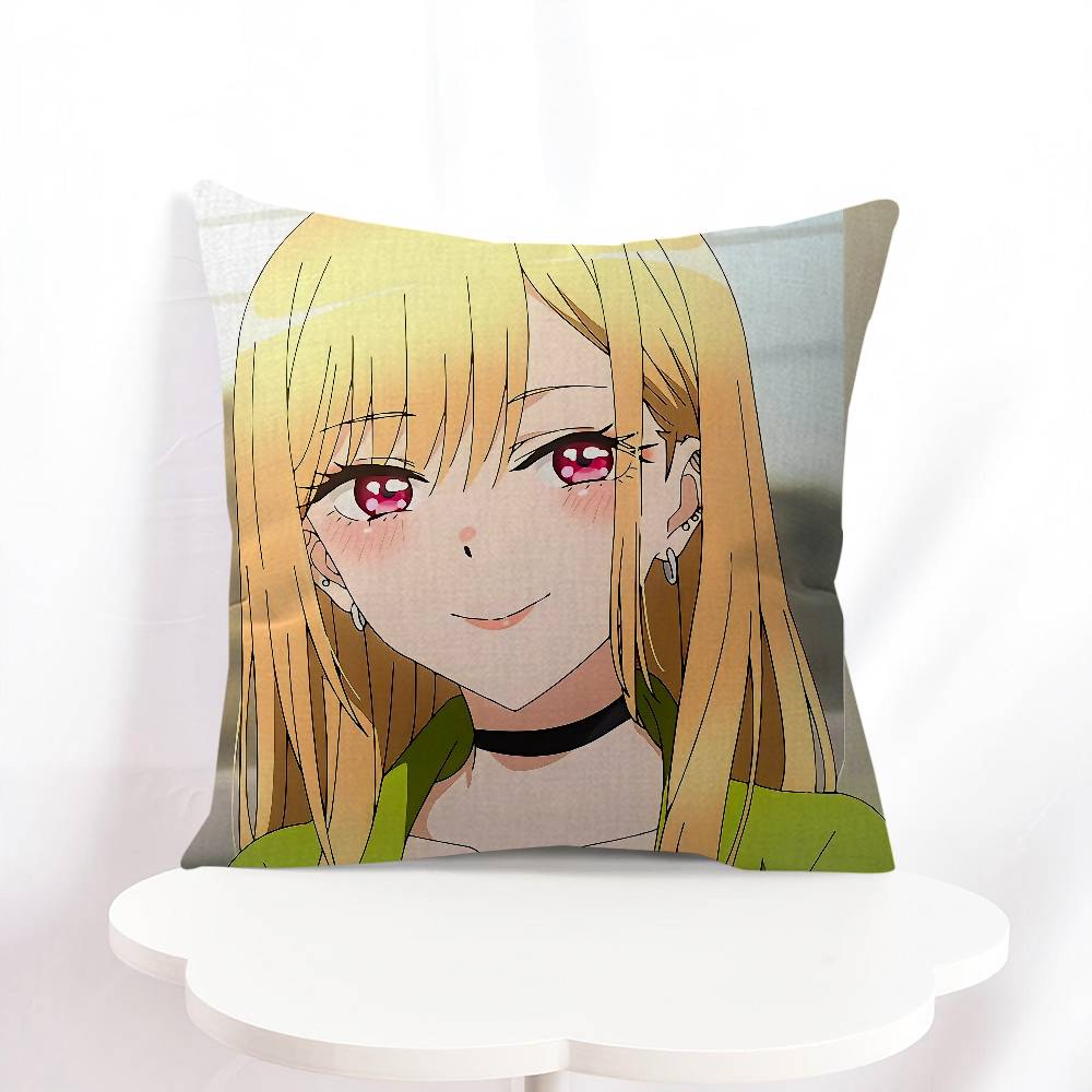 M-Marin Kitagawa Pillow Gift Home Office Decoration Pillow Bedroom Sofa Car Cushion CoverPillow Case