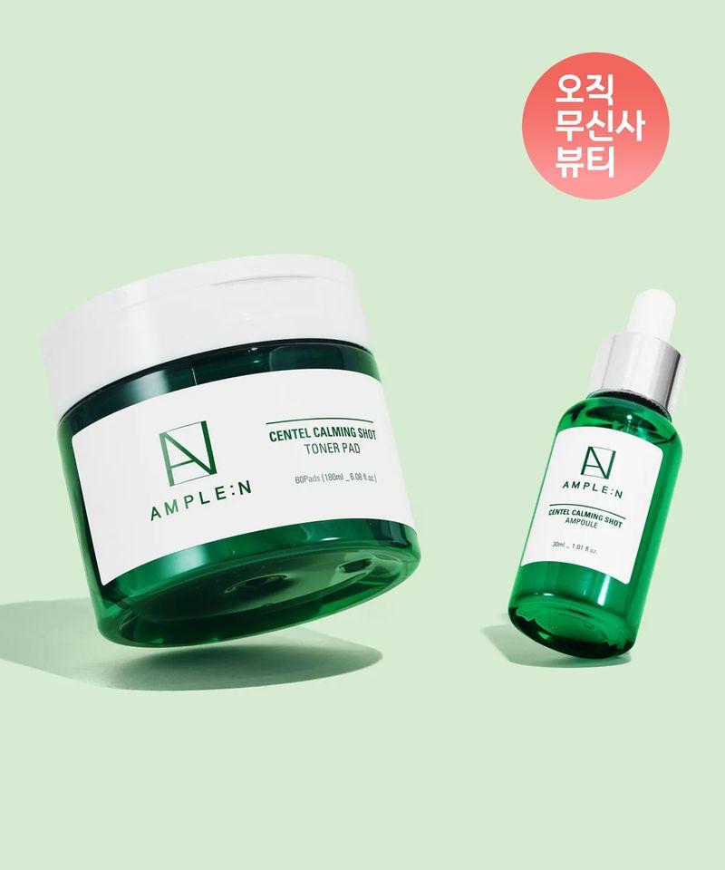 [SET] Centel Calming Shot Soothing Ampoule 30ml + Centel Calming Shot Soothing Toner Pads (60 pads)