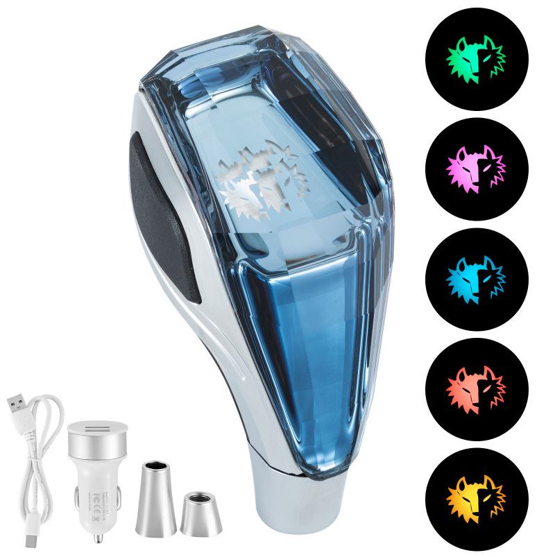Crystal Light-Up Gear Shift Knob for Toyota, Mazda, and Mitsubishi Cars