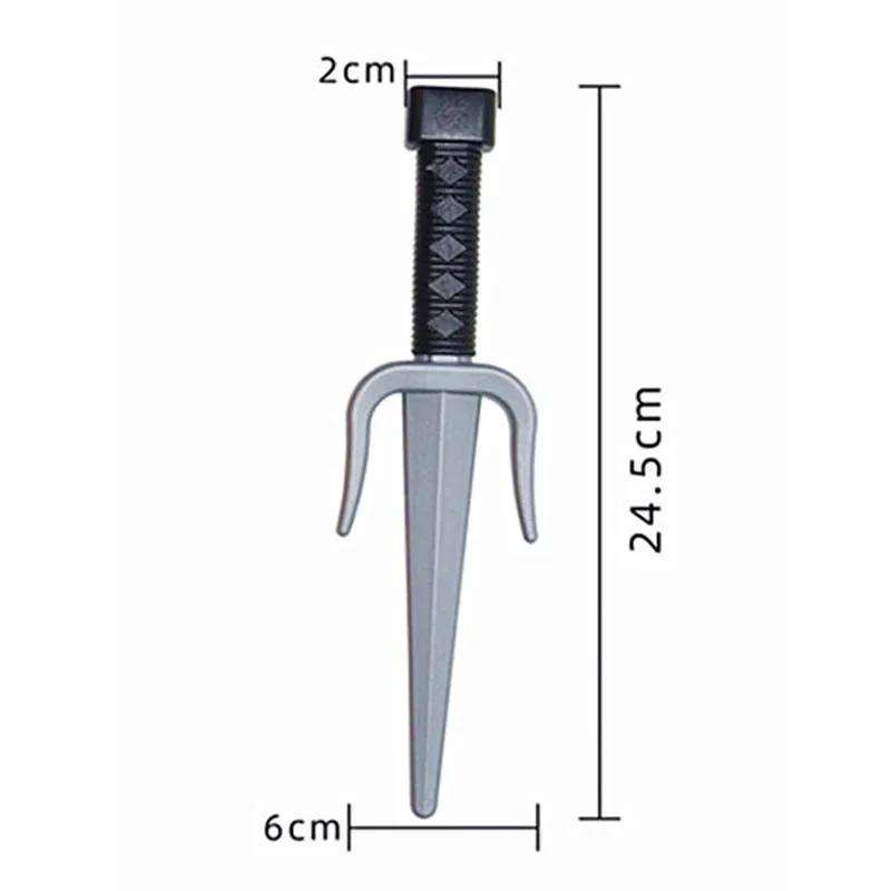 3-12Y Kids Ninja Samurai Cosplay Costume with Red Sword and Fork Full Set Japanese Warrior Cosplay Halloween Dress Up Costume