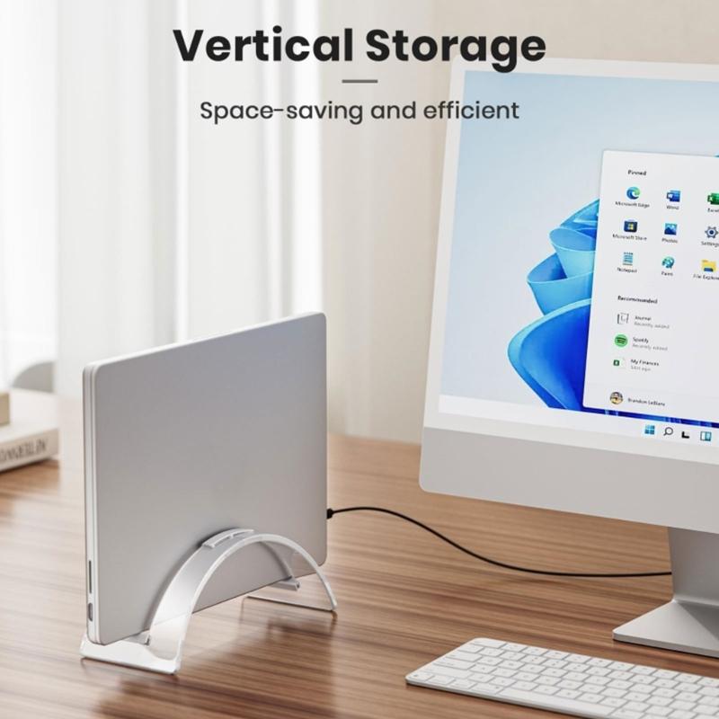 Modern Acrylic Support for Notebooks Acrylic Vertical Stand Simple Organizers for Books Stationery Notebook and More