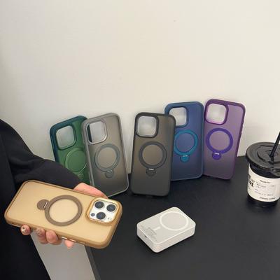 Rotační magnetický stojánek je vhodný pro odvod tepla typu „skin-feel“ u krytů na telefon iPhone 16 a měkkých krytů Apple 14
