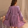 Elegantes Damen Sommer-Camisole-Kleid & Nachthemd-Set mit Spitzenbesatz und Brustpolstern
