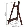 HAKUBA Wooden Easel X005, Brown, for Picture Frames, Exhibitions, Signs, and Decorative Displays (FWESL-X005BR) (Product Number: 4977187509960)