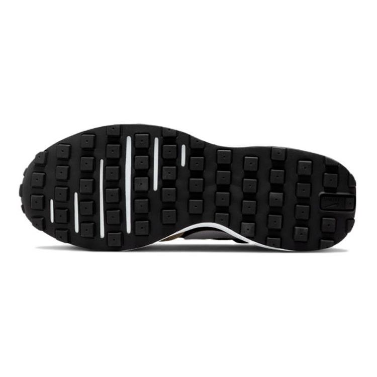 Nike Waffle One Sports Fashion Versatile Shock Absorbing Durable Breathable Low Top Casual Shoes Kids Sneaker Black Brown DC0481-007