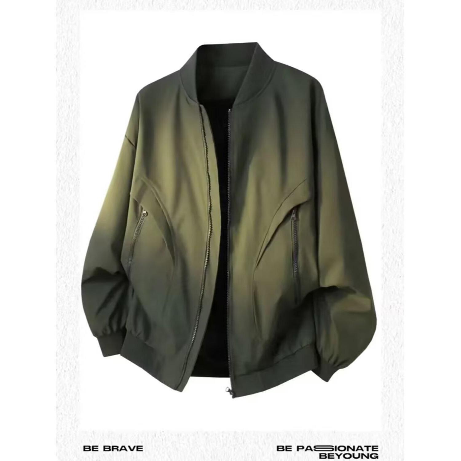 Модная молниеносная куртка в японском стиле для весны/осени L