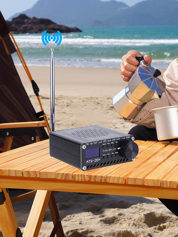 ATS-20+Si4732 All Band Radio Receiver Built-in Battery Full Band Receiver Scanner FM AM MW&SW SSB LSB & USB with Antenna