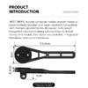 WEST BIKING Fahrradlenker Computerhalterung Nylon Halterung MTB Rennrad Lenkerverlängerung Basis für Garmin Bryton Wahoo