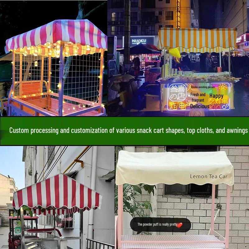 

Водонепроницаемый солнцезащитный чехол на крышу для электромобиля или тележки с едой, трехколесного велосипеда Default Option