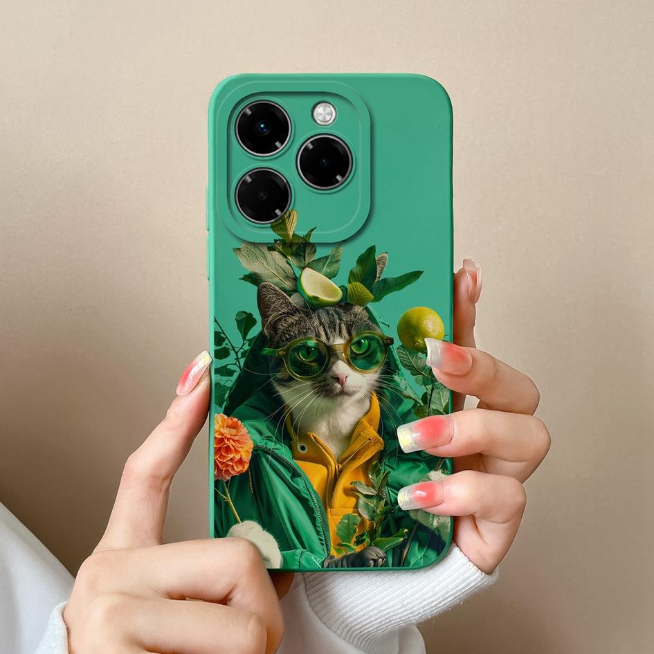 Pouzdro pro Infinix Hot 50 Pro Plus 50i Note 40X Smart 9 Zero 40 4G 5G Měkký kryt Malý květinový vzor Silikon Odolný protiskluzový Pro Infinix Nové pouzdro