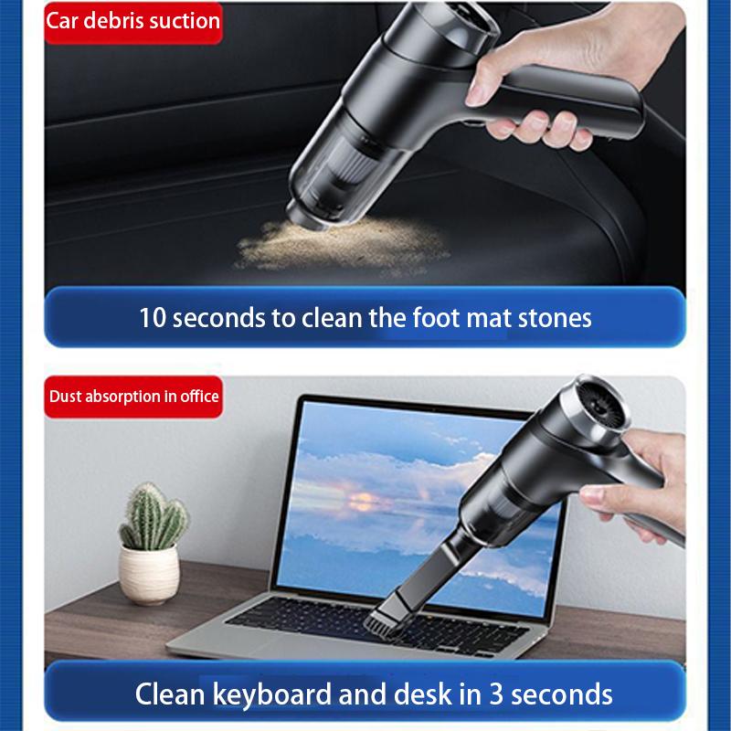 1 Set Car Mounted Vacuum Cleaner Portable Charging Handheld Small Powerful Vacuum Cleaner