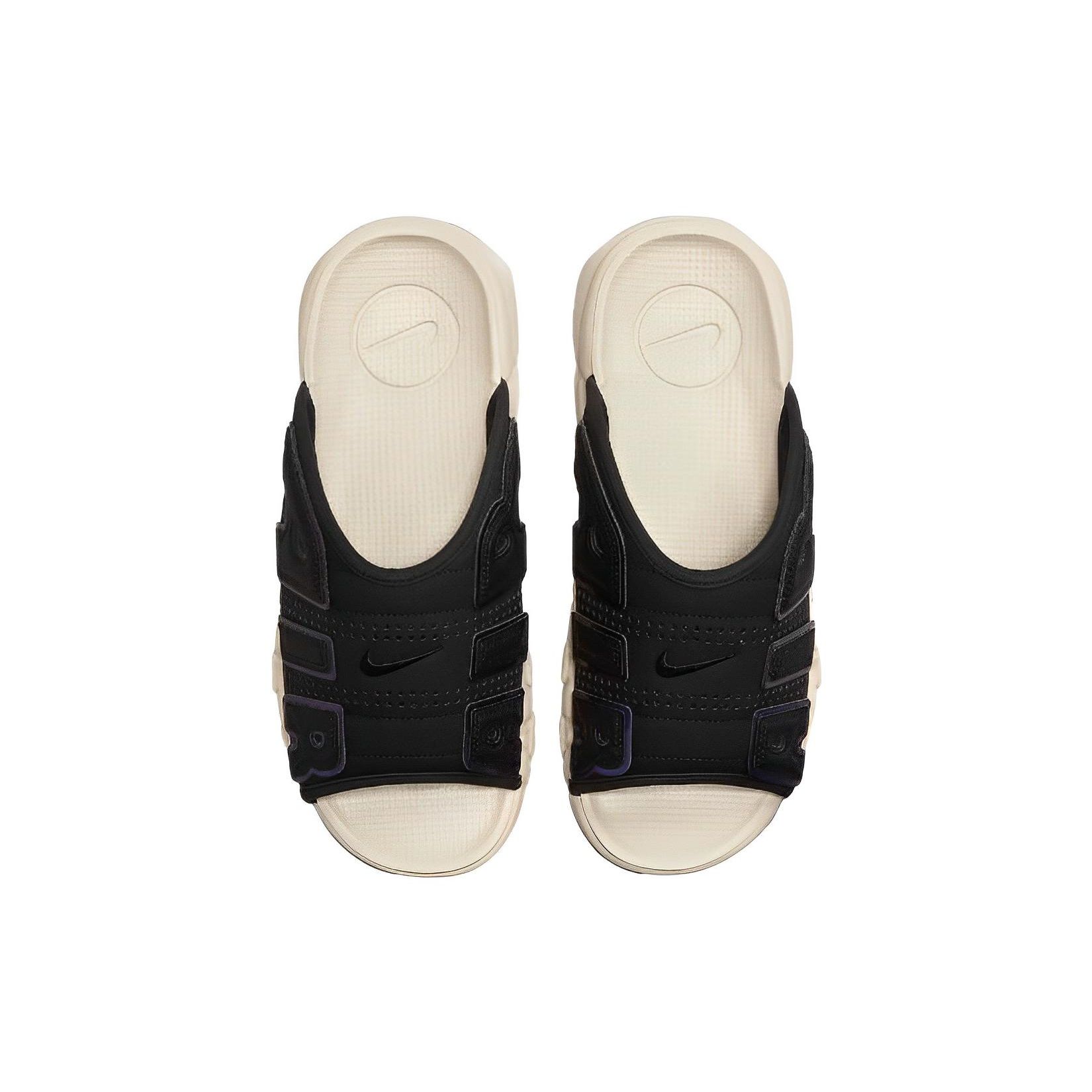 Купити Nike Air More Uptempo Slide Black Sanddrift Iridescent Men