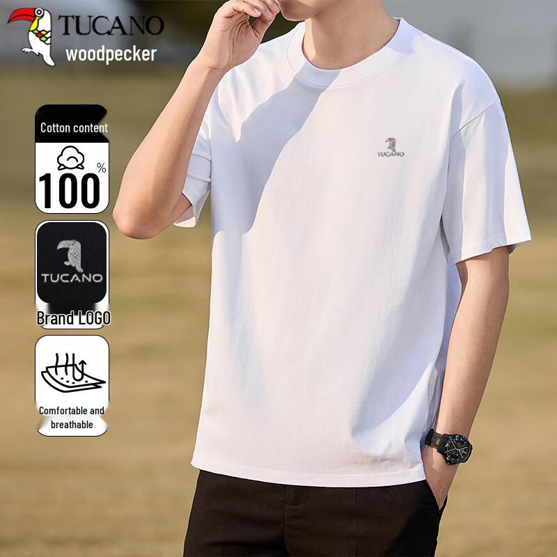 Tucano Men's Pure Cotton Round Neck Short Sleeve T-Shirt