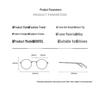 Danyang Men's Gold Rim Myopia Eyeglass Frames - Ultralight Comfortable Alloy Design
