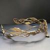 Vintage King Round Elves Crown Baroque Princess Diadems  Photography Props