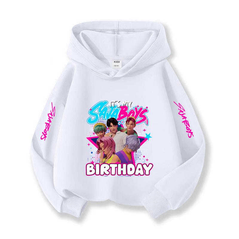 

K-pop Корейский стиль Детское худи Рождественский повседневный костюм на Хэллоуин Уютная детская толстовка Подарок для мальчиков девочек Зимняя мода 100