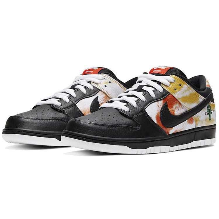 Nike Dunk SB Low Tie-Dye Raygun - Black Unisex Sneakers Orange-Flash BQ6832-001