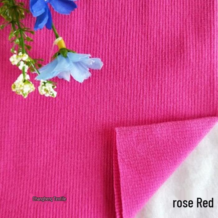 All-Cotton Knitted 2x2 Rib Fabric for Sweatshirt Neckline, Cuffs, and Hem