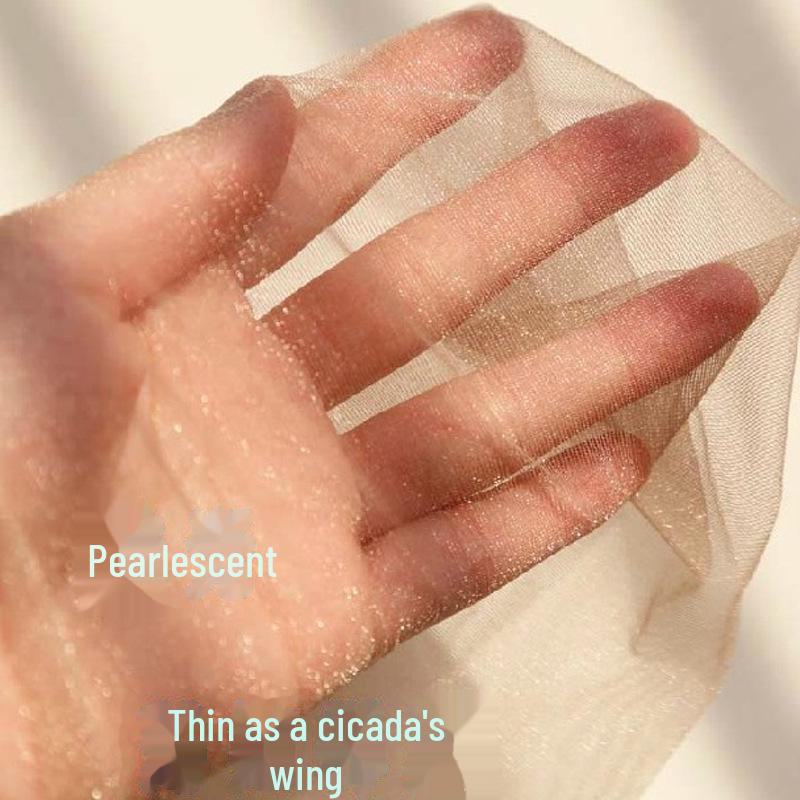 Ultra-Thin Seamless Pearlescent Stockings - Anti-Snag Transparent Pantyhose for Women