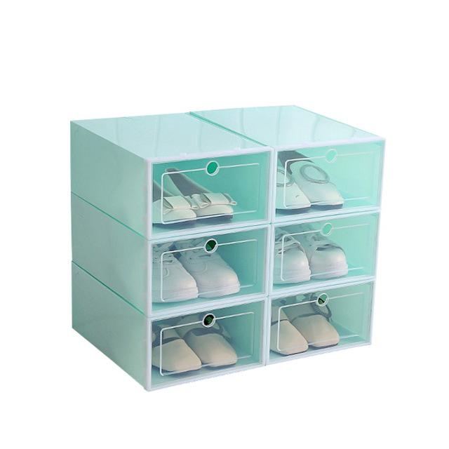 Buy Foldable Shoes Box Transparent Storage Shoe Box Drawer