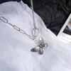 Butterfly Necklace Accessories Ins Titanium Steel Non-fading Collarbone Chain Sweet Cool Babes Internet Celebrity Pendant