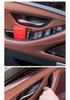 BMW 5 Series Interior Door Pull Handle Protective Cover Trim Sticker for 520/525/528/530 Models.