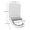 Multi-Purpose Plastic Broom Holder Wall Mount Self-adhesive Broom Brush Organizer Durable Mop Hanger Home Organization
