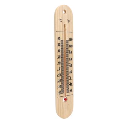 Wall Hanging Log Thermometer Temperature Msurement Range -40-50 -40-122Stopień Fahrenheita Indoor Outdoor Home Greenhouse Refrigerator Warehouse